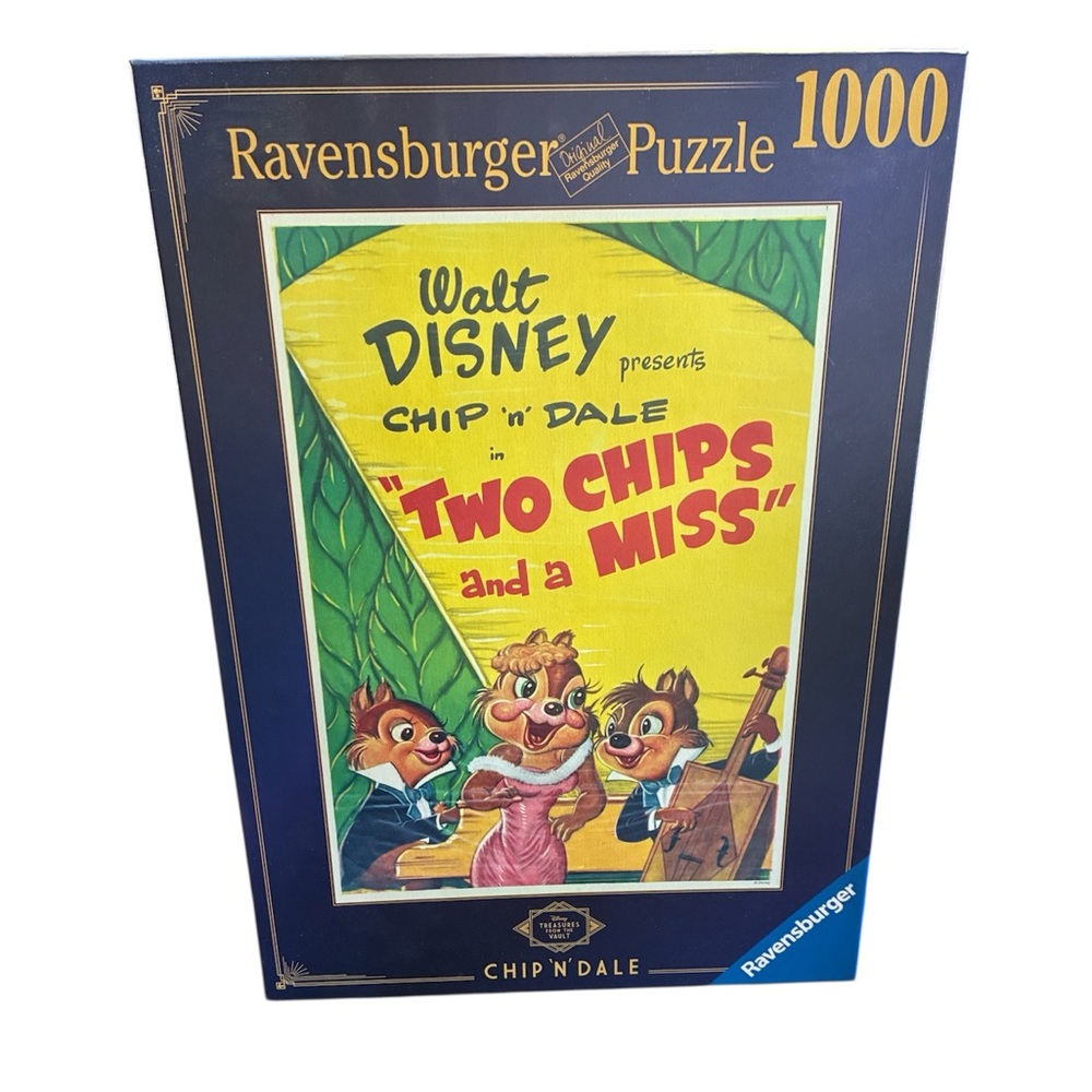 Ravensburger Disney Chip and Dale Two Chips and a Miss 1000 Piece Puzzle